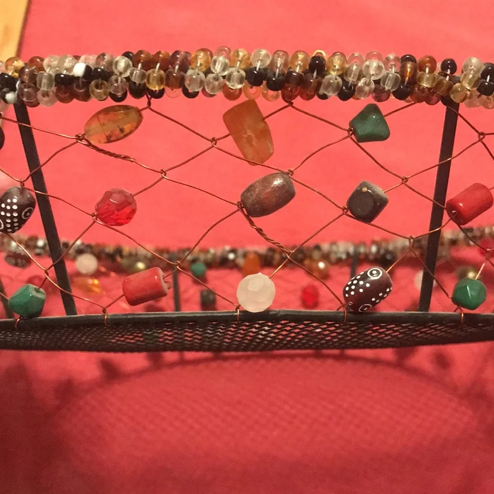 Beaded Basket